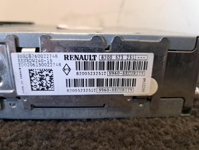 Image Autoradio d'origine - RENAULT MEGANE 2