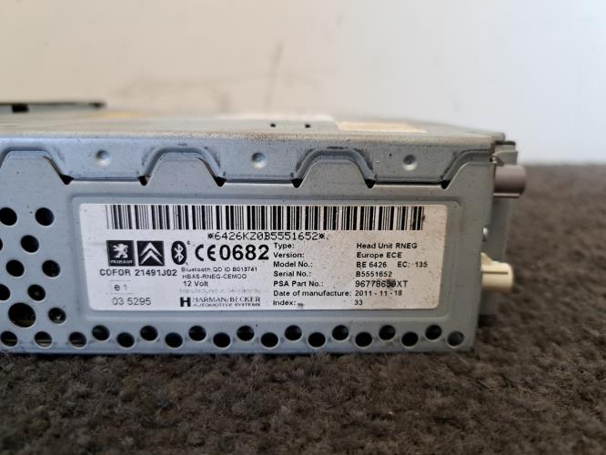 Image Autoradio d'origine - PEUGEOT 207