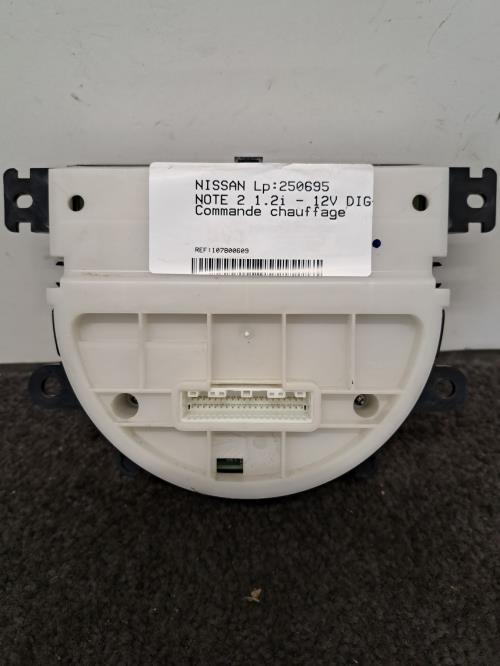 Image Commande chauffage - NISSAN NOTE 2
