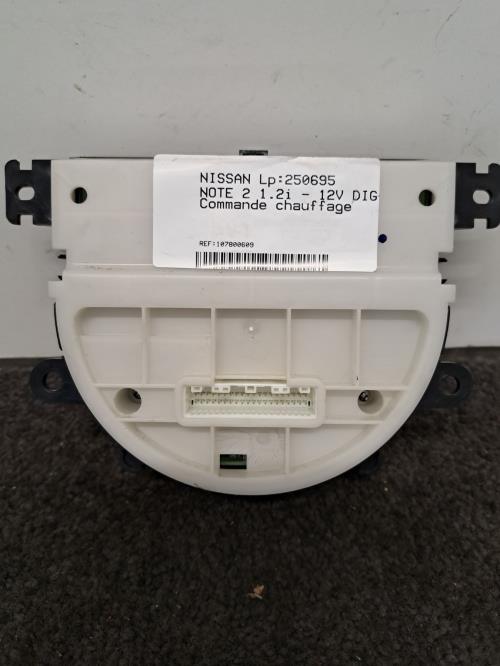 Image Commande chauffage - NISSAN NOTE 2