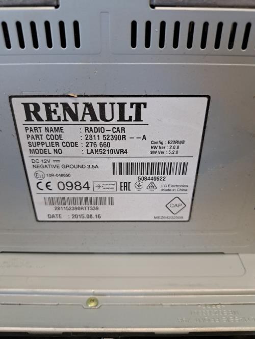 Image Autoradio d'origine - RENAULT CLIO 4