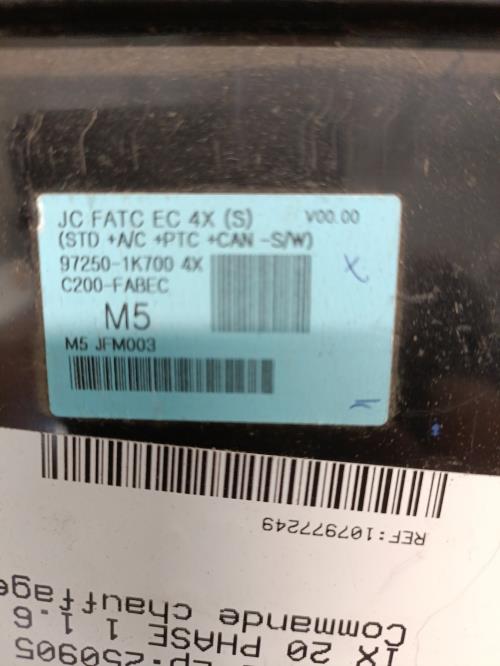 Image Commande chauffage - HYUNDAI IX 20