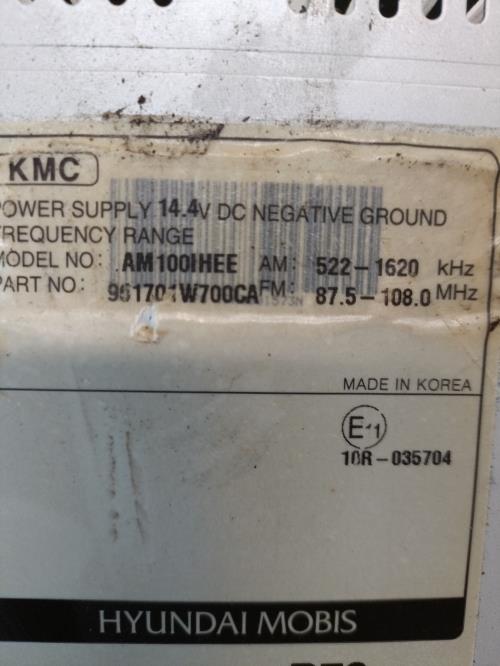 Image Autoradio d'origine - KIA RIO 3