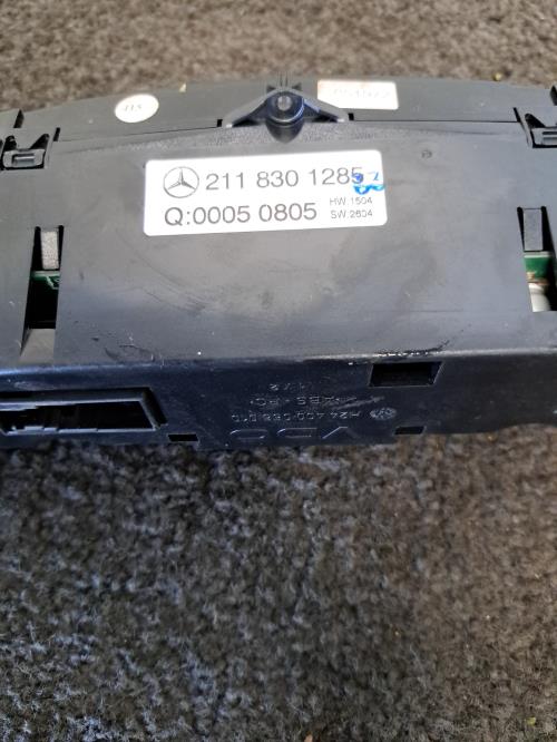 Image Commande chauffage - MERCEDES CLASSE E 211
