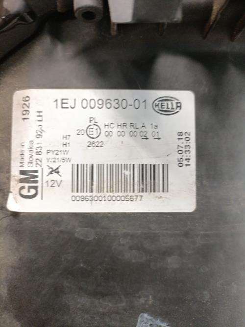 Image Optique avant principal gauche (feux)(phare) - OPEL INSIGNIA 1