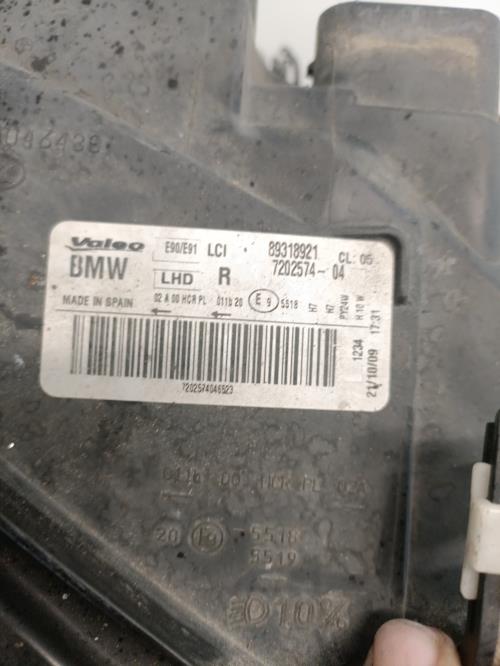 Image Optique avant principal droit (feux)(phare) - BMW SERIE 3 E90