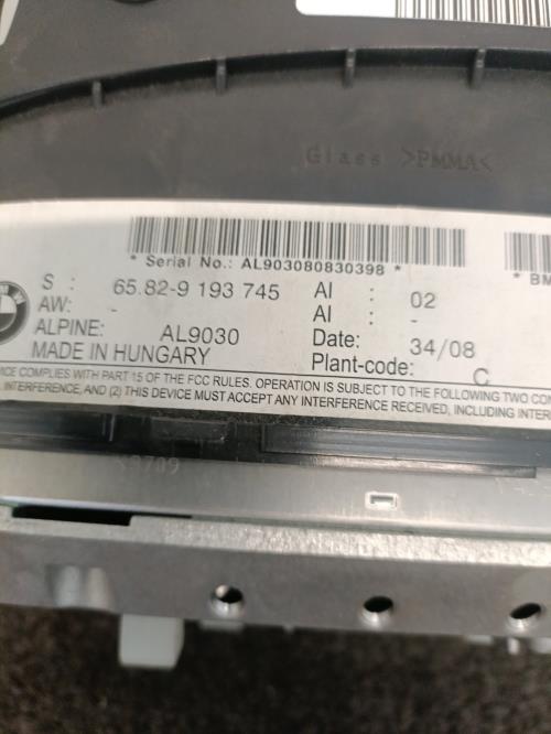 Image Ecran GPS - BMW SERIE 3 E90