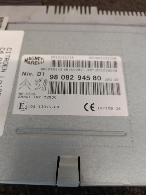 Image Autoradio d'origine - CITROEN C4 PICASSO 2