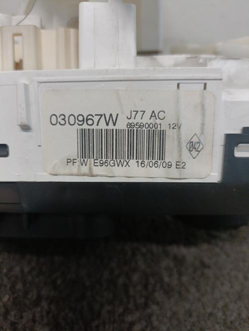 Image Commande chauffage - OPEL ZAFIRA TOURER C