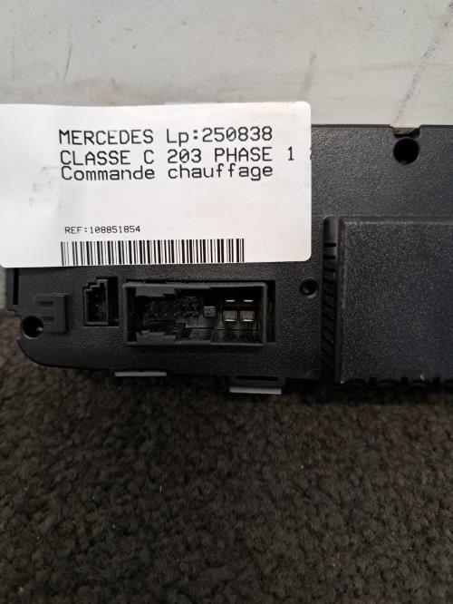 Image Commande chauffage - MERCEDES CLASSE C 203