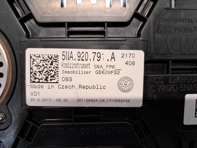 Image Compteur - VOLKSWAGEN TIGUAN 2