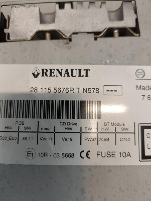 Image Autoradio d'origine - RENAULT LAGUNA 3