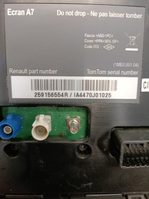 Image Commande GPS - RENAULT MEGANE 3