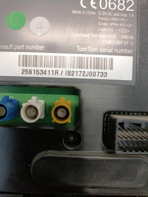 Image Ecran GPS - RENAULT MEGANE 3
