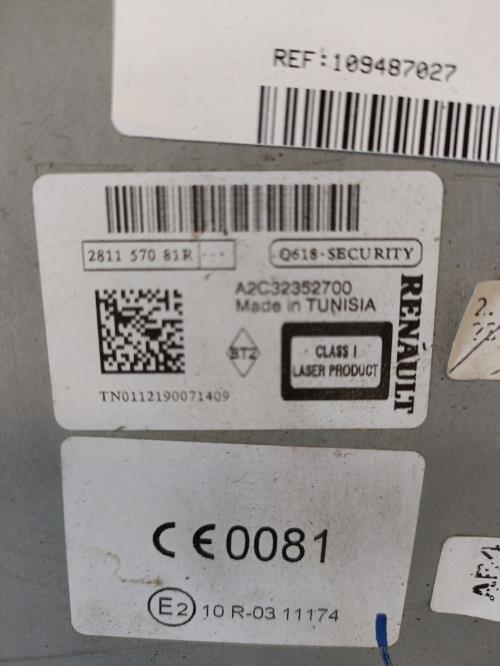 Image Autoradio d'origine - RENAULT MEGANE 3