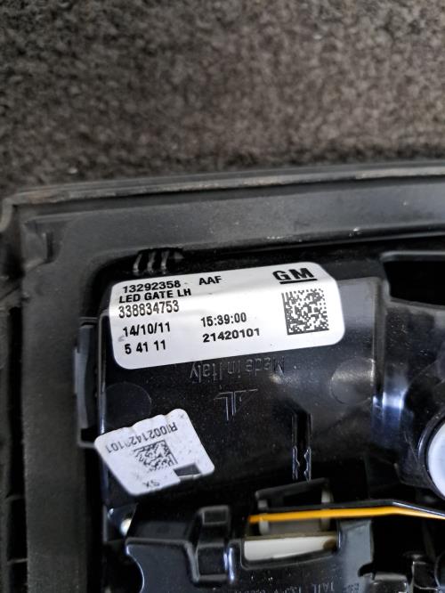 Image Feu arriere secondaire gauche (feux) - OPEL ZAFIRA TOURER C