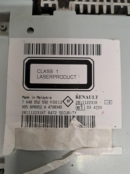 Image Autoradio d'origine - DACIA DUSTER 1