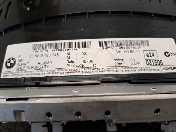 Image Ecran GPS - BMW SERIE 5 E61