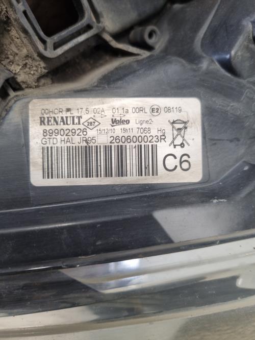 Image Optique avant principal gauche (feux)(phare) - RENAULT GRAND SCENIC 3