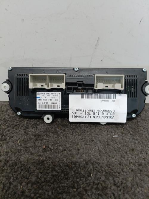 Image Commande chauffage - VOLKSWAGEN GOLF 6