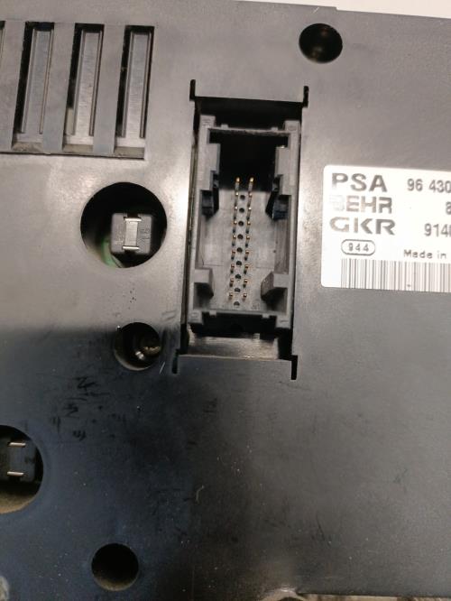Image Commande chauffage - PEUGEOT 206