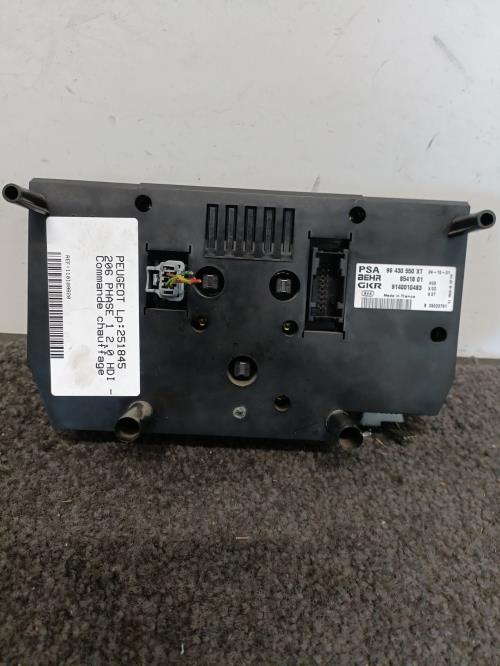 Image Commande chauffage - PEUGEOT 206