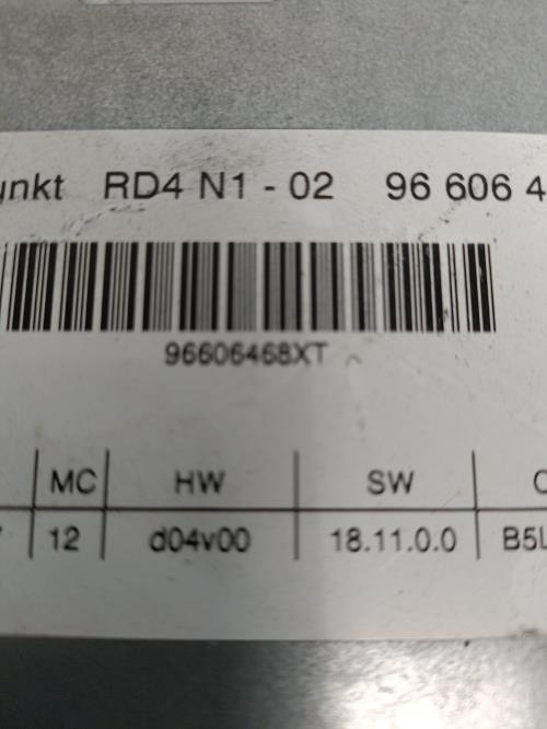 Image Autoradio d'origine - CITROEN C4 1