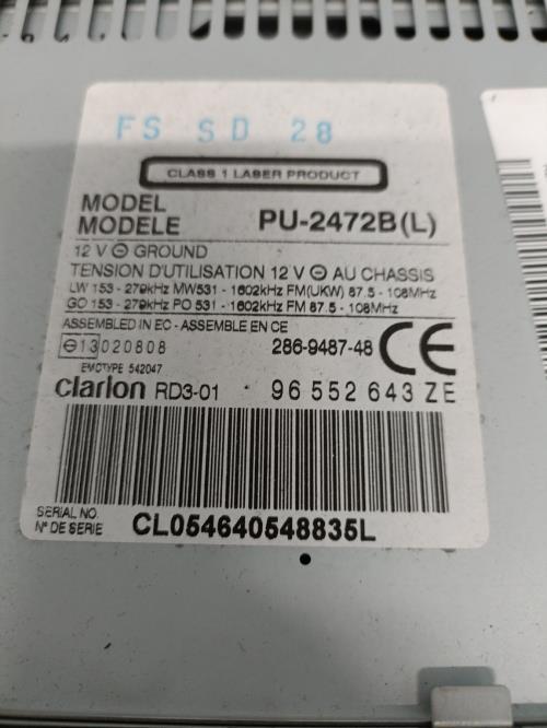 Image Autoradio d'origine - CITROEN C5 1