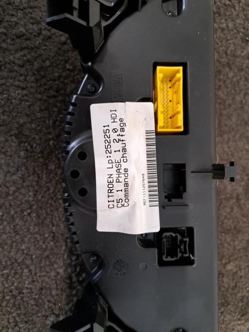 Image Commande chauffage - CITROEN C5 1