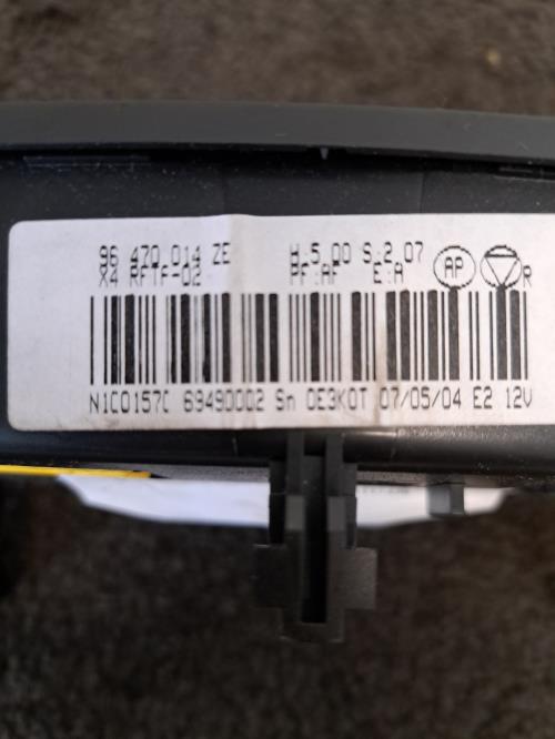 Image Commande chauffage - CITROEN C5 1