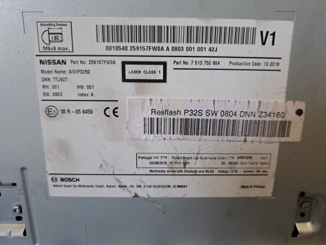 Image Autoradio d'origine - NISSAN QASHQAI 2