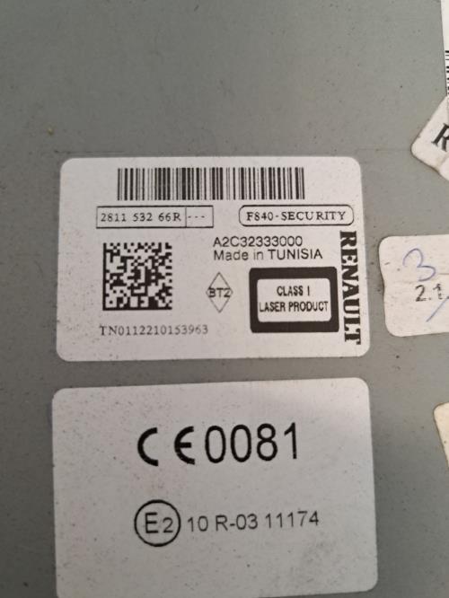 Image Autoradio d'origine - RENAULT SCENIC 3