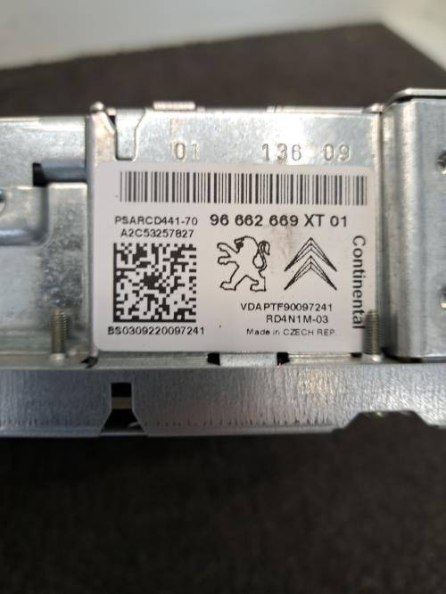 Image Autoradio d'origine - PEUGEOT 207