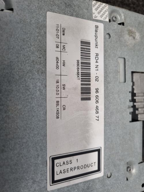 Image Autoradio d'origine - CITROEN C4 1