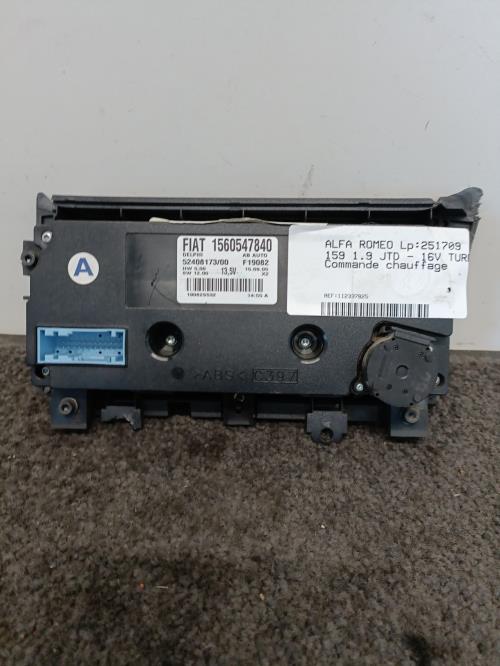 Image Commande chauffage - ALFA ROMEO 159