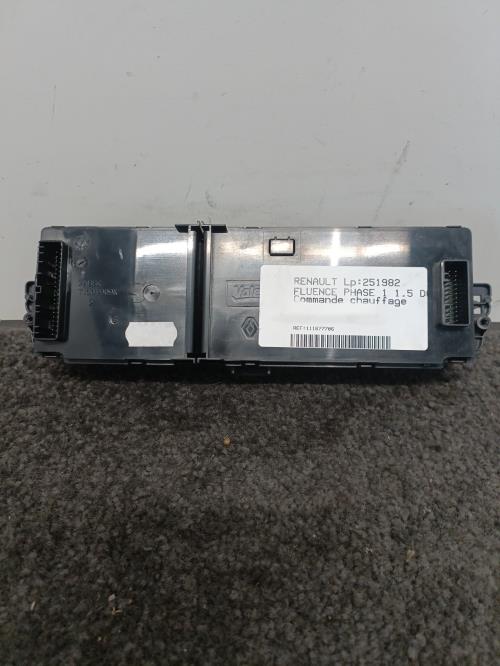 Image Commande chauffage - RENAULT FLUENCE