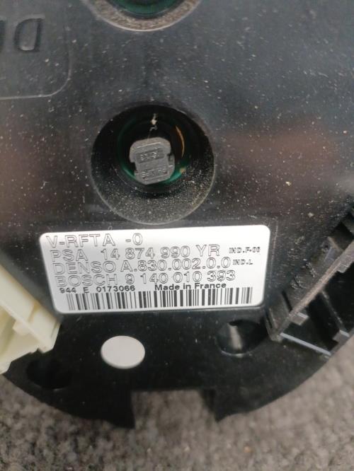 Image Commande chauffage - PEUGEOT 807
