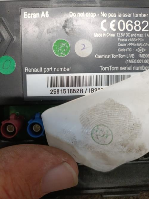 Image Ecran GPS - RENAULT CLIO 3