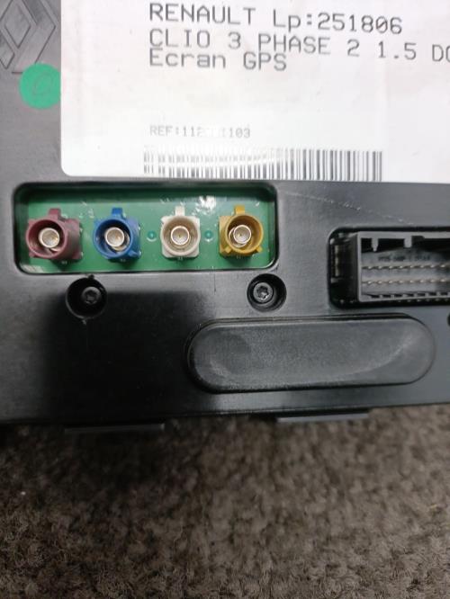 Image Ecran GPS - RENAULT CLIO 3