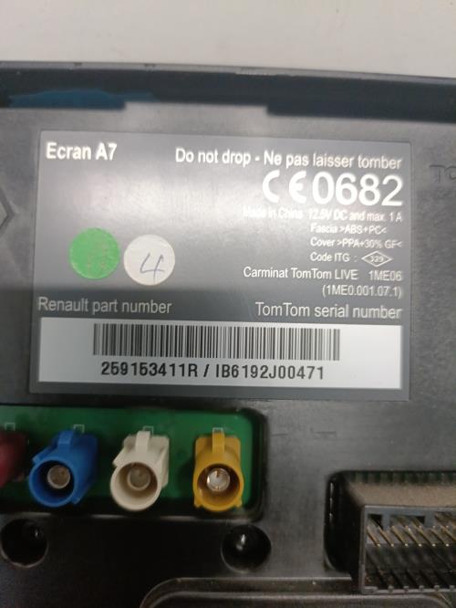 Image Ecran GPS - RENAULT MEGANE 3