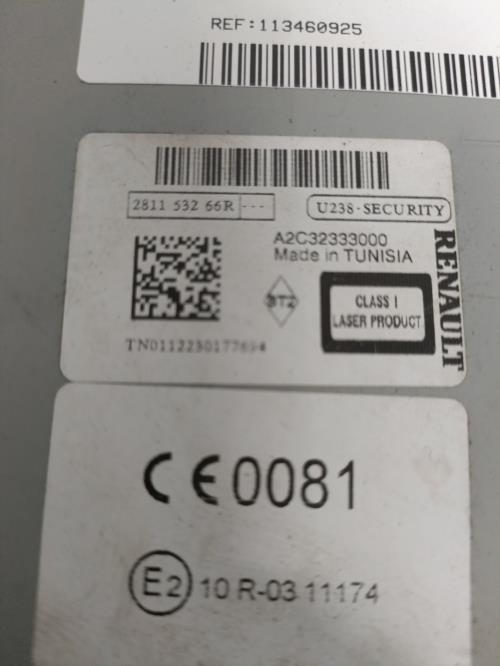 Image Autoradio d'origine - RENAULT MEGANE 3