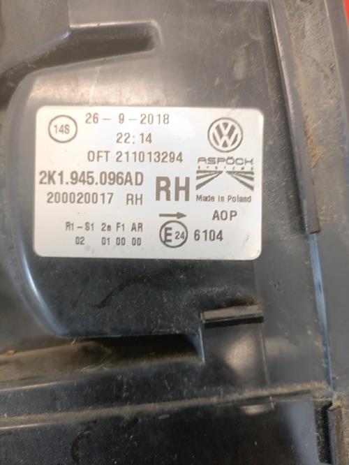 Image Feu arriere principal droit (feux) - VOLKSWAGEN CADDY 4