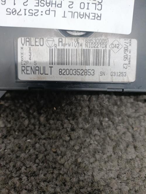 Image Commande chauffage - RENAULT CLIO 2