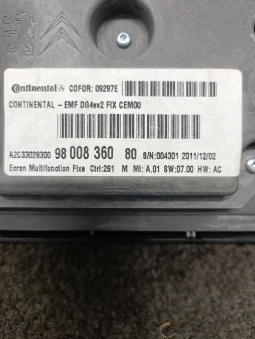 Image Ecran GPS - CITROEN DS4