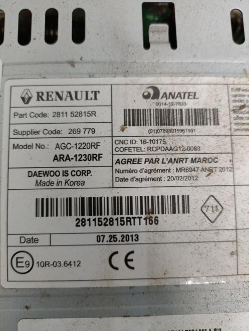 Image Autoradio d'origine - DACIA DOKKER