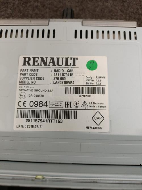 Image Autoradio d'origine - RENAULT CLIO 4