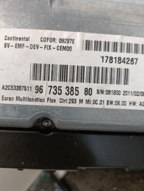 Image Compteur - CITROEN C4 PICASSO 1