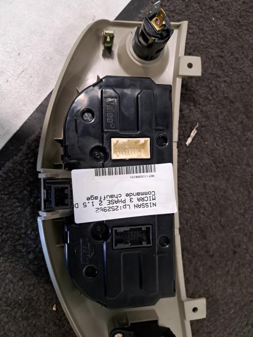 Image Commande chauffage - NISSAN MICRA 3