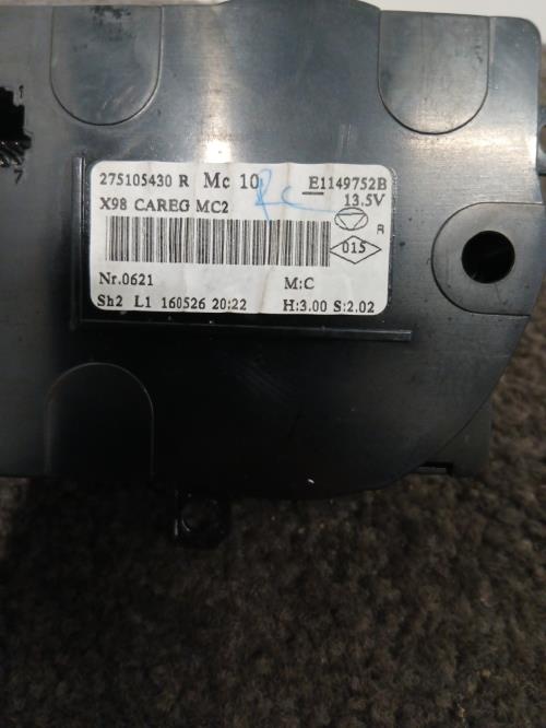 Image Commande chauffage - RENAULT CLIO 4