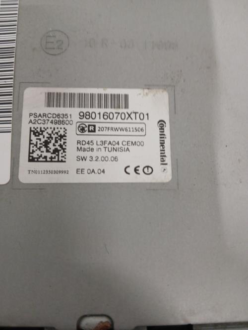 Image Autoradio d'origine - CITROEN C3 2